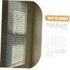 Levemolo 12pcs Hidden Valance Clips Acrylic Blind Valance Retainer Window Blind Accessories view 3