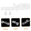 Levemolo 12pcs Hidden Valance Clips Acrylic Blind Valance Retainer Window Blind Accessories view 4