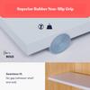 Tension Rod Shelving (17-26.5" x 10'') Expandable Closet Tension Shelf Storage Rack - No Drill Cabinet Tension Rod Shelf for Closet No-Slip | Shelves for Cabinet (NO Screw) view 4