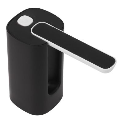 Water Bottle Pump Dispenser Foldable high Efficiency Filtration System Automatic Drinking for Home Office Kitchen (Black)