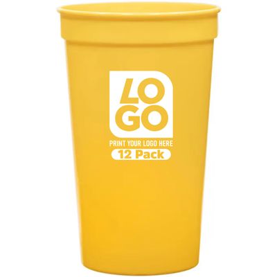 Custom 22oz Stadium Cups with Single-Color Imprint: Perfect for Parties, Events, & Promotions