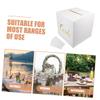 Amosfun 4sets Rustic Wedding Card Box Elegant Card Storage for Reception Money Box for Bridal Showers Graduations and Special Occasions view 4