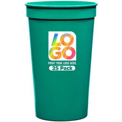 Custom 22oz Stadium Cups with Multi-Color Imprint: Perfect for Parties, Events, & Promotions