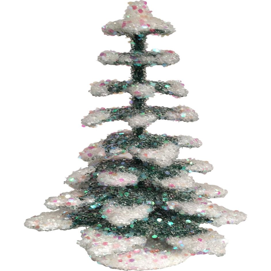 12CM - Paper Mache Tree - 12cm - 4.75" H x 2.75" W x 2.75" D