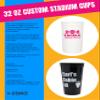 Custom 12oz Stadium Cups with Single-Color Imprint for Parties, Events, and Promotions view 2