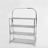 BINGQIAN Shoe Rack Simple Shoe Rack Home 4-Layer Stackable Shoe Rack Storage Rack Can Be Stacked 12 Pairs of Metal Bracket Independent Shoe Cabinet view 1