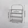 BINGQIAN Shoe Rack Simple Shoe Rack Home 4-Layer Stackable Shoe Rack Storage Rack Can Be Stacked 12 Pairs of Metal Bracket Independent Shoe Cabinet view 2