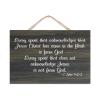 1 John 4:2 3 Every Spirit That Acknowledges That Jesus Christ Has Come in The Flesh Is from God,Eve Wood Sign Quotes Rustic Wooden Hanging Welcome Sign Plaque for Home Living Room Bedroom 8x12in view 1