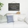 1 John 4:2 3 Every Spirit That Acknowledges That Jesus Christ Has Come in The Flesh Is from God,Eve Wood Sign Quotes Rustic Wooden Hanging Welcome Sign Plaque for Home Living Room Bedroom 8x12in view 3