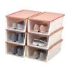 BINGQIAN Shoe Rack Stackable Shoe Rack Portable Shoe Rack Storage and Sorting Box Space-Saving Household Storage Box Shoe Cabinet(C) view 1