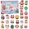 Advent Calendar 2025 Christmas Mini Plush Toys - 24 Days 3.15'' Micro Cute Squishy Plushies Toy Kids Advent Calendar, Collectible Soft Mini Stuffed Animal for Kids Boys Girls Young Adult view 1