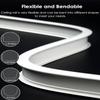 Curtain Track Wall Mounting, Window and Room Divider Sliding Curtain Rail(2m/6.5ft) view 3
