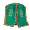 Holyart Altar linens: Ciborium Cover in Satin, Green view 2
