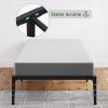 GAOMON Twin Metal Bed Frame, 14 Inch Storage Space, No Box Spring Needed Platform Bed Frame, 800 lbs Capacity Heavy Duty Mattress Foundation, Easy Assembly, Noise Free, Twin Size for Kids, Apartment view 4