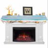 Summer Mantel Scarf for Fireplace 60 x17 Inch Beach Ocean Starfish Conch Shell Fireplace Mantle Scarves Mantel Cover Runner for Home Living Room Holiday Party Decorations view 1