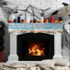 Summer Mantel Scarf for Fireplace 60 x17 Inch Beach Ocean Starfish Conch Shell Fireplace Mantle Scarves Mantel Cover Runner for Home Living Room Holiday Party Decorations view 3