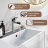 Faucet Mat for Kitchen Sink Diatomite Fast Drying Stone Sink Tray Absorbent Mat Faucet Splash Guard for Kitchen Sink and Bathroom Counter view 3