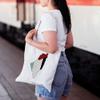 Keuyeo Palestine Map Printed Canvas Bag Harajuku Women Shopping Bag Retro Palestine National Map Handbag Tote Bag for Ladies view 4