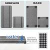 4PCS Stone Drying Trays for Bathroom Sink and Kitchen Counter - Water Absorbing Stone Tray with Diatomaceous Earth, Soap Dish and Coaster view 4