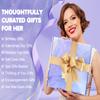 Birthday Gifts for Women, Relaxing Spa Gifts Care Package with Luxury Flannel Blanket, Light-Up Rose Flower, Unique Mothers Day Gifts for Mom, Wife, Grandma, Sister, Friends view 3
