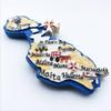 Malta Map Fridge Magnet Tourist Souvenir Refrigerator Decoration Magnet Hand Painted Craft view 2