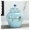 Vases Rustic Home Decor Rustic Decorated Chinese Binaural Dragon Vase Porcelain Jar with Lid with Unique Heart-Shaped and Rope Design-E(Animal Horse) view 1