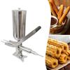 5L Manual Spanish Churro Filler Latin Fruit Donut Filling Machine Stainless Steel Spanish Doughnut Filler Commercial Spanish Churro Maker Filling Machine for Kitchen Restaurant(Short) view 1