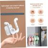 CUCUFA Wall Shoe Rack 12Pcs Shoes Rack Slippers Holder Multifunctional Slippers Organizer Self Adhesive Shoe Rack Wall Hanger for Door Closet Bathroom Kitchen view 4