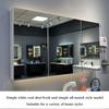 LED Medicine Cabinet With HD Mirror Bathroom Mirror With Anti Fog Modern Smart Medicine Cabinet Mirror With Lights Bathroom Storage Organizer Clock And Temper Display/Touch Switch/Defog(88cm) view 2