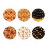 for U Designs Maple Leaf Pumpkin Turky Fall Thanksgiving Coasters Set of 6 Cute Water Absorbing Coasters for Drinks Living Room Kitchen Table Home Decor view 1