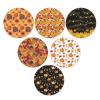for U Designs Maple Leaf Pumpkin Turky Fall Thanksgiving Coasters Set of 6 Cute Water Absorbing Coasters for Drinks Living Room Kitchen Table Home Decor view 2