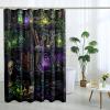 GDHBLING Halloween Trippy Wiccan Shower Curtain Set, Horror Skull Witchy Shower Curtain Scary Bathroom Accessories, Printed Pattern Decorative -72 Inch view 2