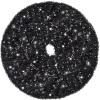 yuboo Black Fur Tree Skirt 48 Inches, Fluffy Faux Fur Christmas Tree Skirt with Sequins for 7.5Ft Tree, Gothic Plush Xmas Tree Rug, Black Christmas Tree Decorations view 4