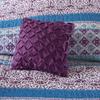Ergode Boho Reversible Quilt Set - Vibrant Prints, Solid Purple Reverse Side - Includes Shams & Decorative Pillows - Pre-Washed Cotton Fill - Oeko-TEX Certified - Treatment - Chic Bedroom Upgrade view 1
