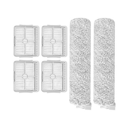 HNGHBRDF Soft Fluffy Roller Brush Hepa Filter Spare Parts AccessoryCompatible for Shunzao H100 Pro Wet Dry Vacuum Cleaner(Set 6)