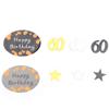 500g Pack Birthday Party Decorations Shiny Confetti Desktop Decorations DIY Birthday Party Anniversary Clothing Decorations Accessories (600 Pieces of Numbers + 12 Pieces of Birthday) view 2