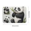 BVNMT Water Absorbent Mat Cute Cartoon Panda Printed Non-Slip Floor Mat Diatomaceous Mud Mat for Indoor and Outdoor 23.615.7 Inch view 3