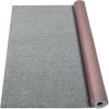 Grefinity Marine Carpet,6 FT x 10 FT Smoke Gray Indoor Outdoor Carpet 0.2" Thick Boat Carpet with Water-Proof TPE Backing, Non-Slide Outdoor Marine Carpet Roll for Home, Patio, Porch, Deck view 1