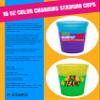 16oz Color Changing Stadium Cups with Custom Multi-Color Imprint for Parties & Events view 2