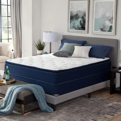 SomosBeds Fairhill Pillow Top Mattress - California King Mattress, 11 Inch, Medium Feel, Cooling Gel Foam Hybrid Mattress with Wrapped Coils for King Size Bed - Provides Pressure Relief, Great Sleep
