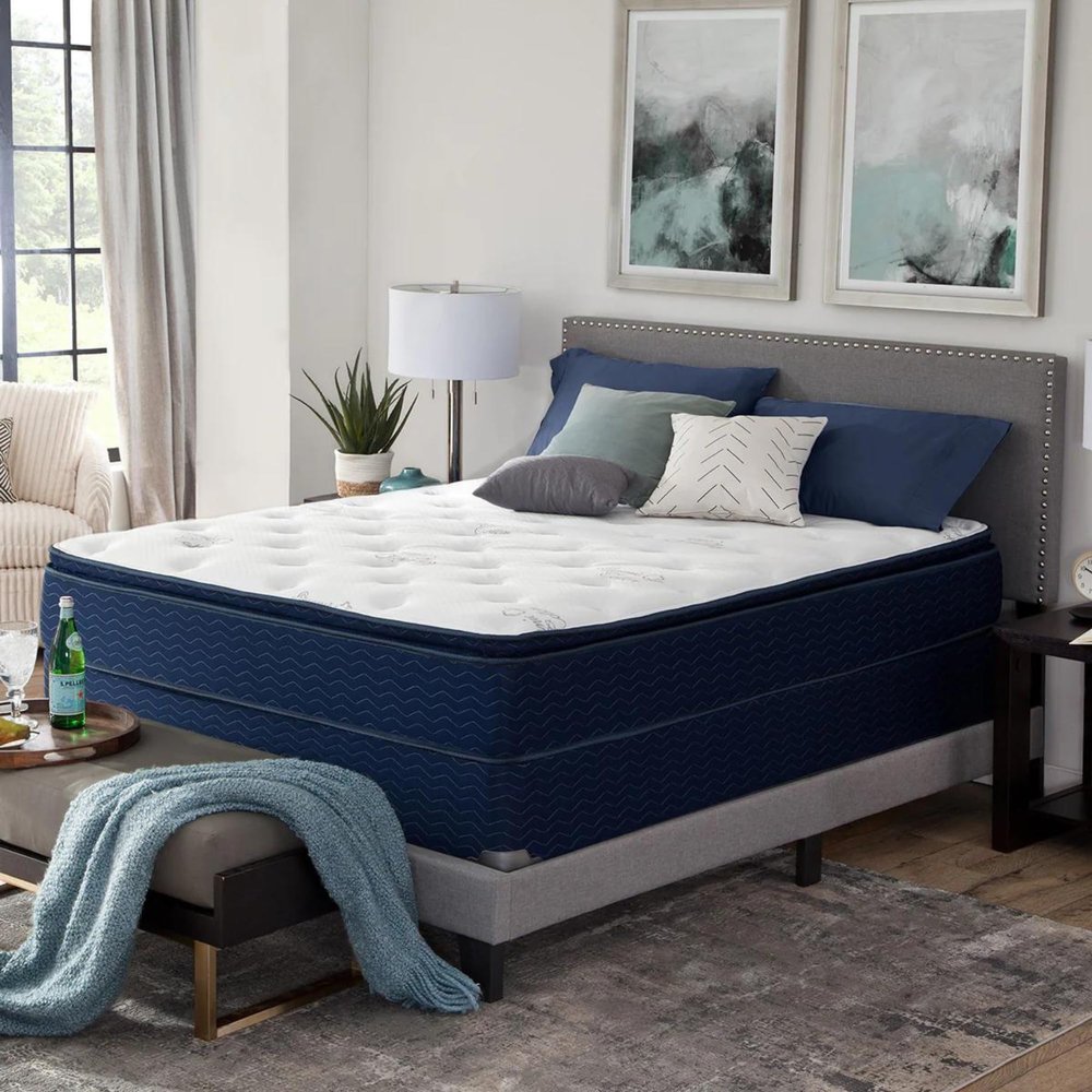 SomosBeds Fairhill Pillow Top Mattress - California King Mattress, 11 Inch, Medium Feel, Cooling Gel Foam Hybrid Mattress with Wrapped Coils for King Size Bed - Provides Pressure Relief, Great Sleep