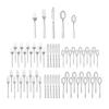 Fortessa Arezzo 18/10 Stainless Steel Flatware, 60 Piece Place Setting (Service for 12), Silver view 2