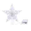 Anneome 1pc Led Xmas Tree Topper Light Creative Star Decoration Light Strings for Christmas Tree Star Holiday Treetop Decor to Brighten Your Festive Atmosphere view 1