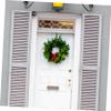 Cabilock Double-Sided Wreath Hanger Easy to Install Over Door Hook for Holiday Decor Sturdy Garland Hook for Festive Displays No Tools Required for Use for Wreaths view 3