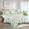 Chezmoi Collection Gregory 2-Piece Southwestern Serene Desert Quilt Set - Green Blue Cactus Succulent Plant Printed Microfiber Lightweight Quilted Bedspread Set, Twin (70" x 90") view 1