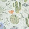 Chezmoi Collection Gregory 2-Piece Southwestern Serene Desert Quilt Set - Green Blue Cactus Succulent Plant Printed Microfiber Lightweight Quilted Bedspread Set, Twin (70" x 90") view 4