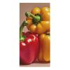 BVNMT Superfine Fiber Towels Soft Bath Towels are Lightweight and Highly Absorbent, Three Fresh Bell Peppers Printed Hand Towel Featuring Quick Drying Properties 28.7 X 13.8 Inches view 1
