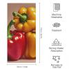 BVNMT Superfine Fiber Towels Soft Bath Towels are Lightweight and Highly Absorbent, Three Fresh Bell Peppers Printed Hand Towel Featuring Quick Drying Properties 28.7 X 13.8 Inches view 2