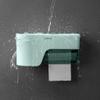 Car Tissue Holder Multi-Function Roll Paper Box Wall Hanging Pump Box Paper Towel Box Hull Tissue Box Storage Frame Creative Paper Towel Rack Tissue Box Holder view 3
