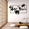 Gasijet Cherry Blossom Metal Wall Decor, Sakura Metal Wall Art, Japanese Art, Japanese Home Decor, Cherry Blossom Sign, Home Decor Living Room, Office Art (White, 53"x31"|135x79cm) view 2